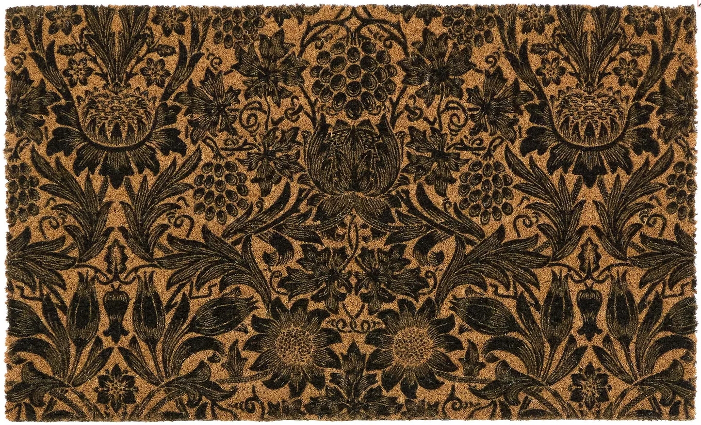 HR M Dørmatte i kokos - Morris & Co - "Sunflower"