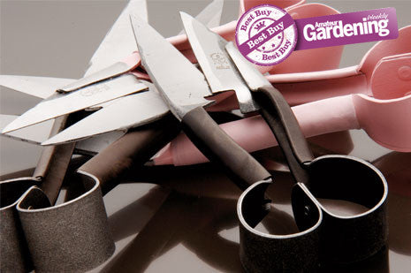Prof. buksbomsaks lærhåndtak (Trimming Shears- Professional Leather handled)