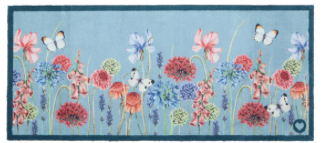 HR F Dørmatte - Sommerfugl (Butterfly Garden Blue)